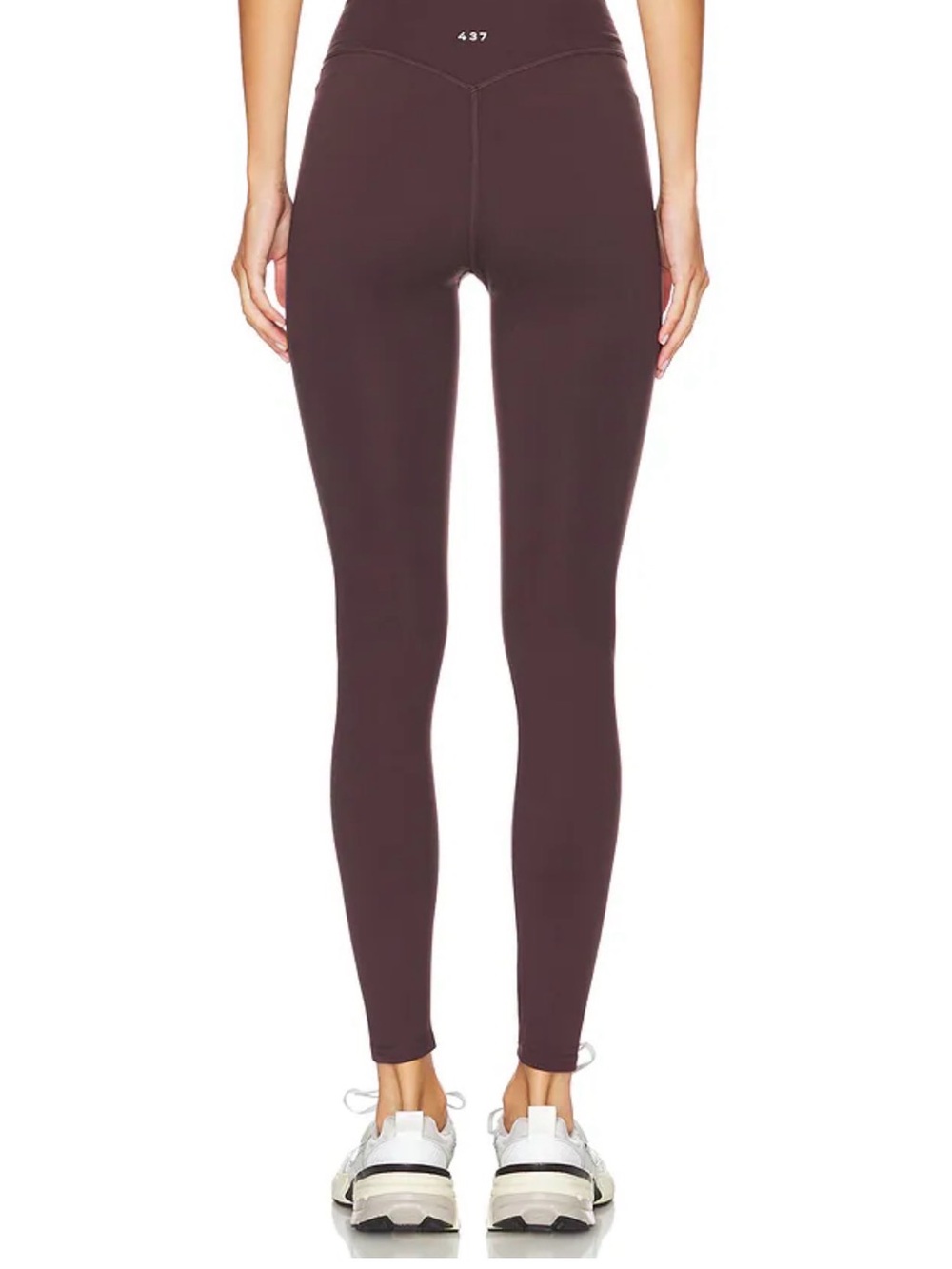 437 High-Rise Brown Performance Leggings